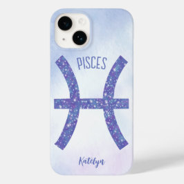 Söt Pisces Astrology Personlig Lila