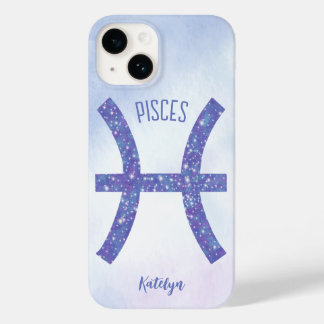 Söt Pisces Astrology Personlig Lila