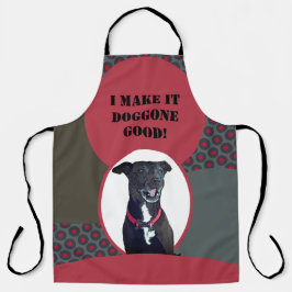 Söt Pitbull Lab Mix Hund gör att Bra kokar Ap