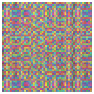 Söt Pixels - Färgfläckar Tyg