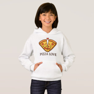 Söt Pizza Kärlek Klistermärke T Shirt