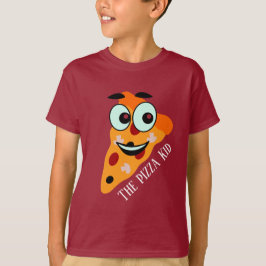 söt pizza-unge lägg till text t shirt