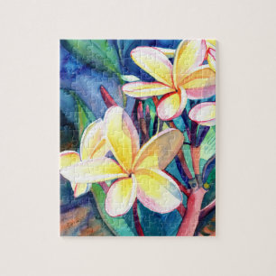 Söt Plumeria 4 Pussel