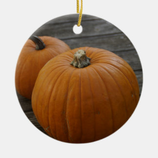 Söt Plump Pumpkins Ornament Round