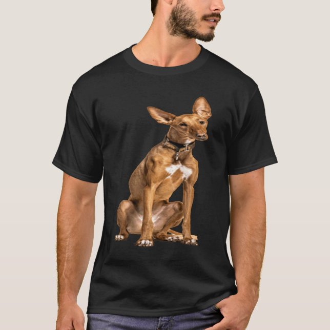 Söt Podenco T Shirt (Framsida)