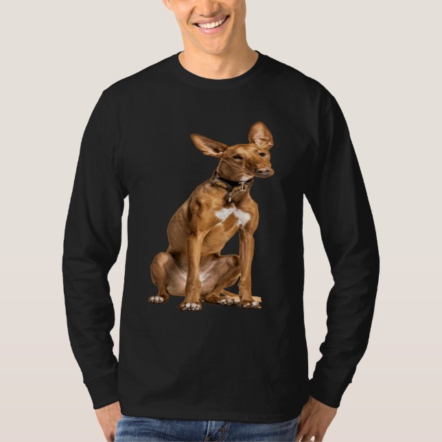 Söt Podenco T Shirt (Framsida)