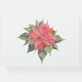 Söt Poinsettia Gästböcker
