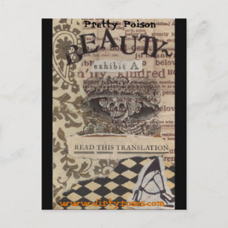 Söt Poison Beauty Vykort
