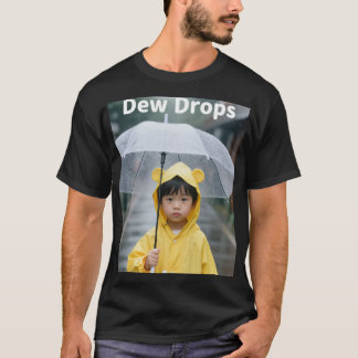 Söt pojke i gul regnrock Regnig dags estetik Sh T Shirt