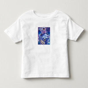 Söt Polar Bear Buss Småbarn Tee