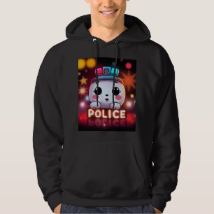 Söt polisstyrka – förtjusande patrulldesign hoodie
