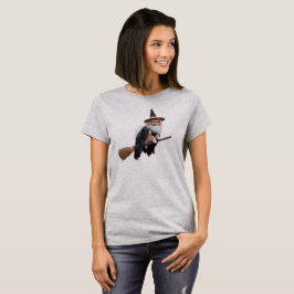 Söt Pomeranian Häxa T Shirt