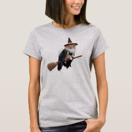 Söt Pomeranian Häxa T Shirt