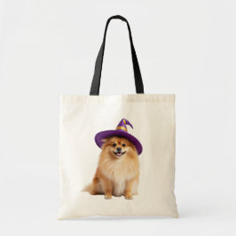 Söt Pomeranian trick-or-treat-taska Tygkasse