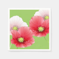 Söt Poppies Blommigt