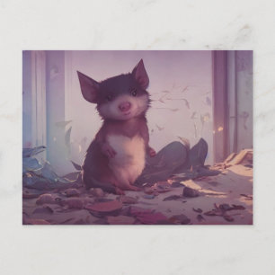 Söt Possum-Postkort Vykort