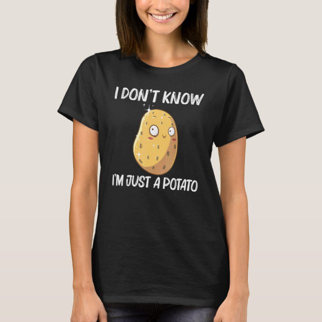 Söt Potatis För Män Kvinnor Grönsak Bakad Potatis  T Shirt (Framsida)
