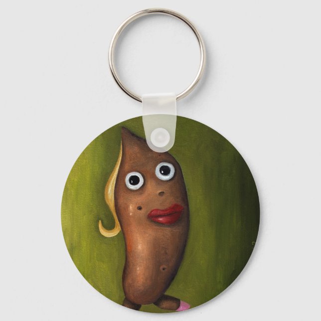 Söt potatis nyckelring (Framsida)
