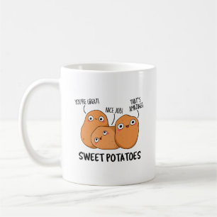 Söt potatis - underbart mat Pun Kaffemugg