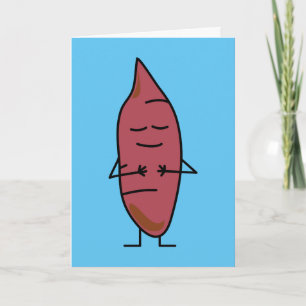 Söt potatis Yam Yams Potatis potatis lyckad rostad Tack Kort