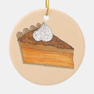 Söt potato Paj Segce jul Sällerst Food Dessert Julgransprydnad Keramik