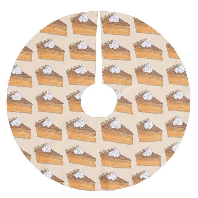 Söt potato Paj Soul Food Söderjul Julgransmatta Borstad Polyester (Framsidan)