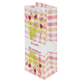Söt Pput and Flowwed Papper Gift Vin Bag