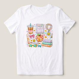 Söt Prep-Lärarlivs Tillbehörs Tjej T Shirt