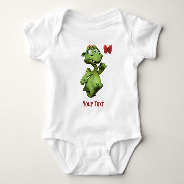 Söt present med monsterfjäril t shirt (Framsida)