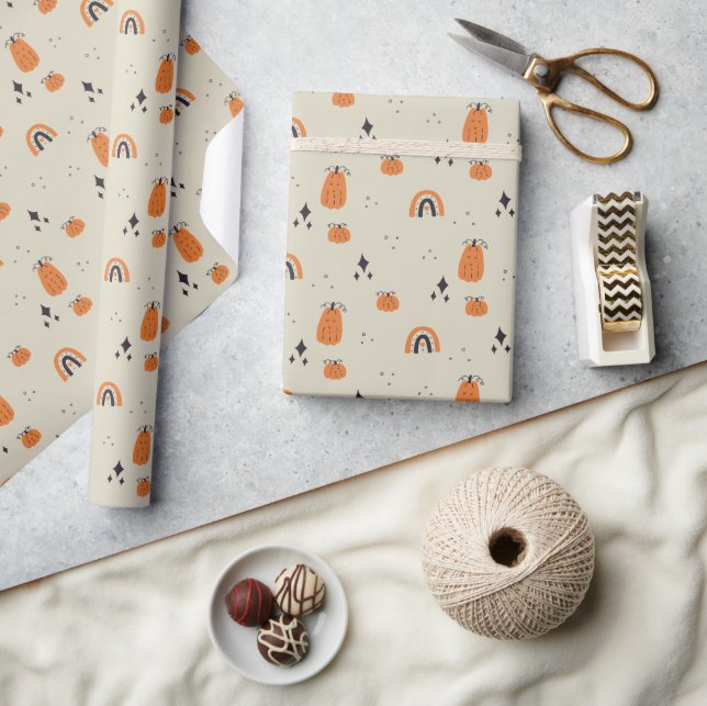Söt present till barn, spädbarn och baby shower presentpapper (Hantverk)