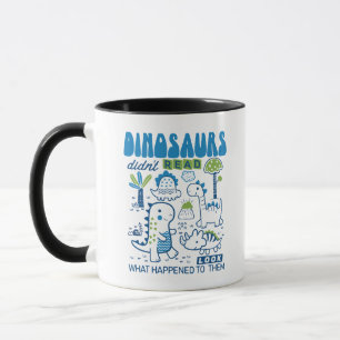 Söt present till förhistorisk lärare & bibliotekar mugg