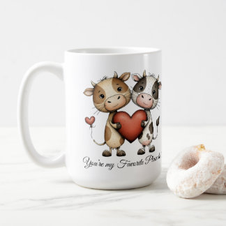 Söt present till par, årsdag, Alla hjärtans dag-pr Kaffemugg