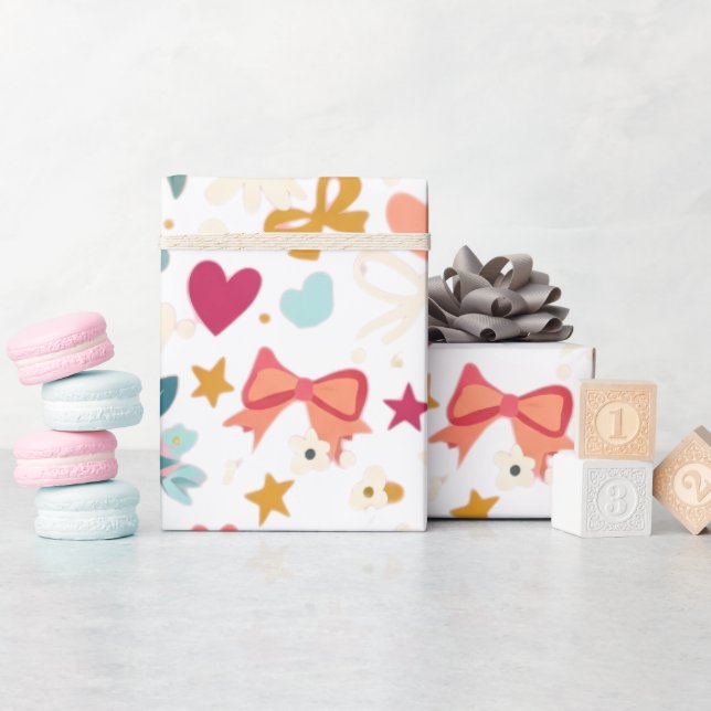 Söt presentpapper (Baby Shower)