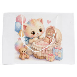 Söt presentpåse för baby shower | Tumble Watercolo