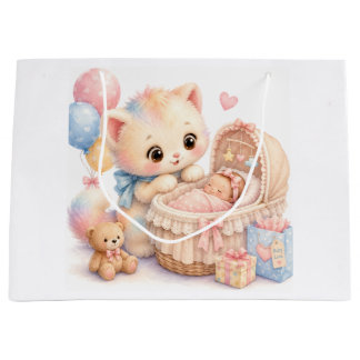 Söt presentpåse för baby shower | Tumble Watercolo