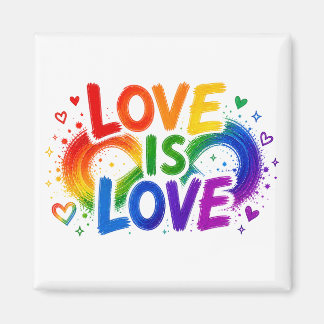 Söt Pride HBTQ Kylskåpsmagnet