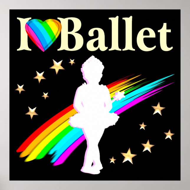 SÖT PRIMA BALLERINA DESIGN POSTER (Framsidan)