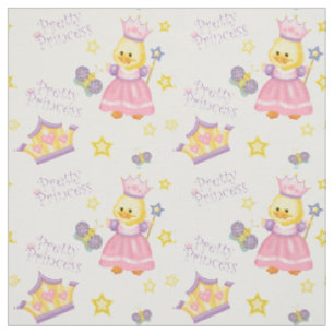 Söt Princess Duckling Tyg