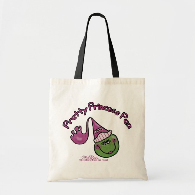 Söt Princess Pea Tygkasse (Framsidan)
