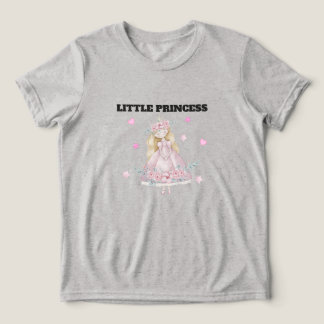 Söt prinsess T-shirt för flickor | Rosa saga