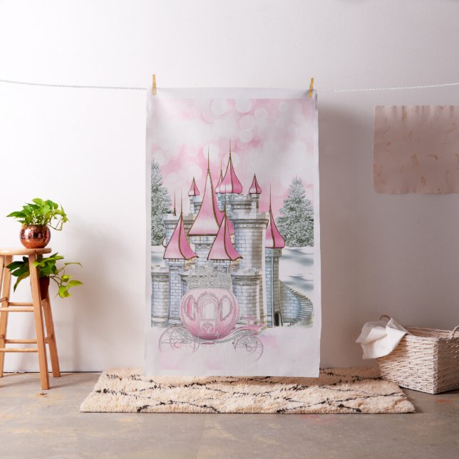 Söt prinsessa fotobås bakgrund tyg (In Situ)