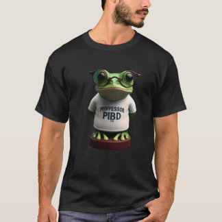 Söt Professor Groda Akademisk Skämt T-Shirt