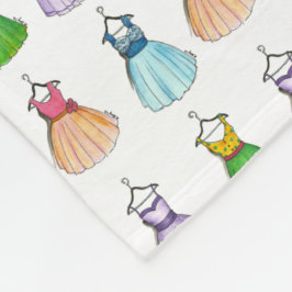 Söt Prom-Vintagen Retro 1950-talet Mode Fleecefilt