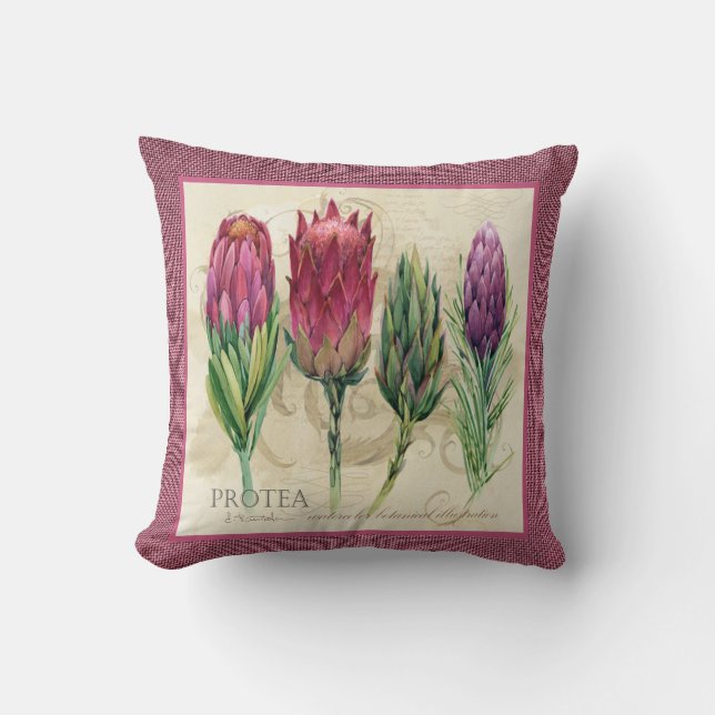 Söt Protea Pillow Kudde (Framsida)
