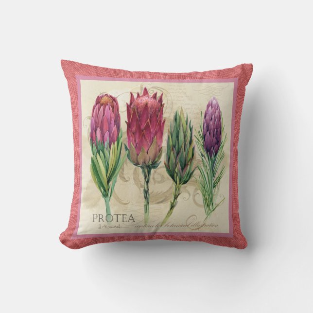 Söt Protea Pillow Kudde (Framsida)