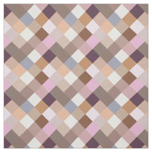 Söt Provence Lavender Färg Mosaic Mönster Tyg