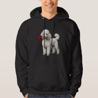 Söt pudel hund hoodie