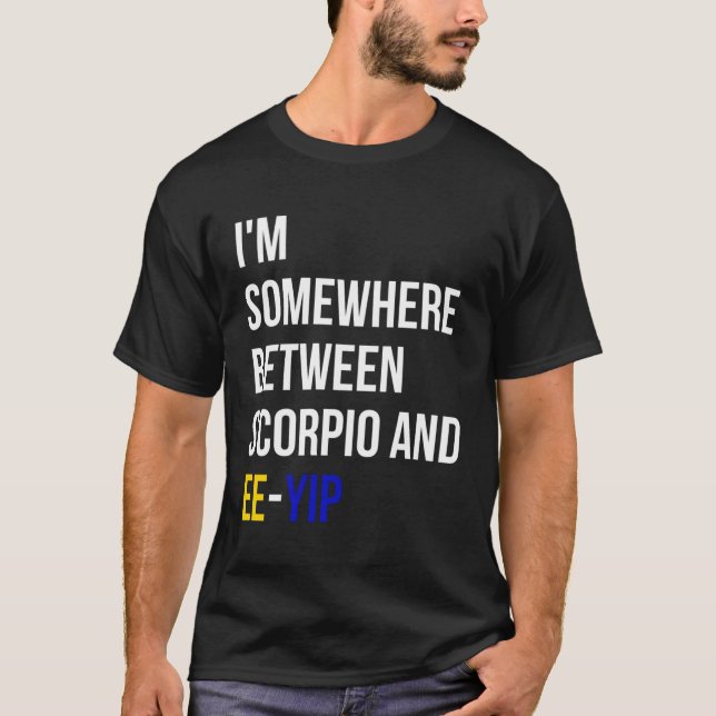 Söt Pudel Rhoyalty Scorpio Zodiac Sign Birthda T Shirt (Framsida)
