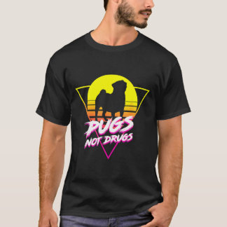 Söt Pug Älskare Pugs Inte Droger Klassisk 1026 T Shirt