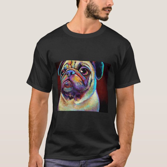 Söt PUG av Robert Phelps 208 T Shirt (Framsida)